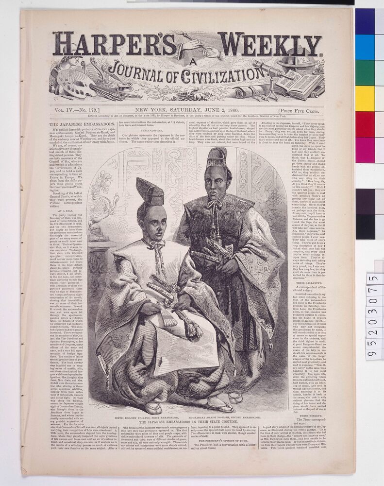 作品画像:HARPER’S WEEKLY Vol.Ⅳ No.179