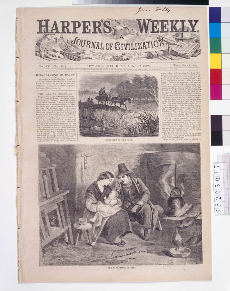 作品画像:HARPER’S WEEKLY Vol.Ⅳ No.183