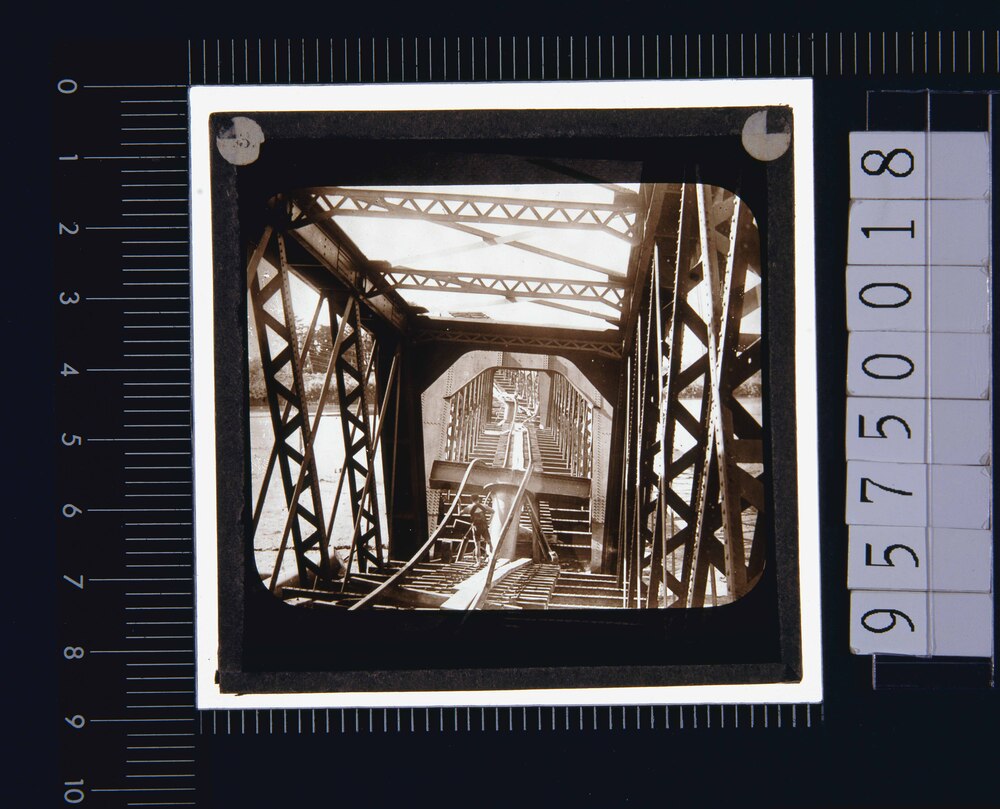 作品画像:関東大震災 鉄道鉄橋破壊