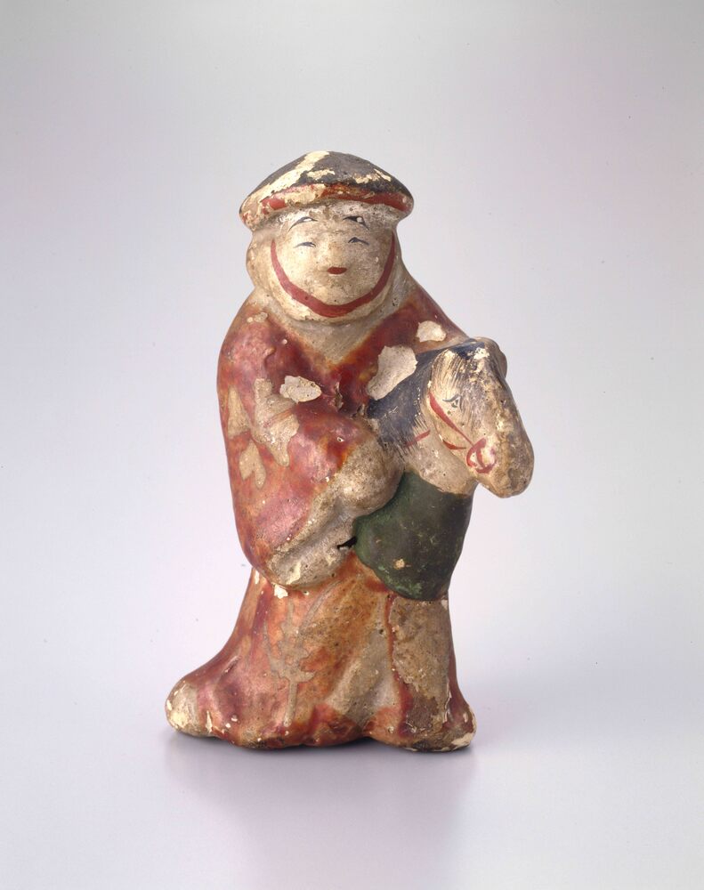 作品画像：泥人形 春駒