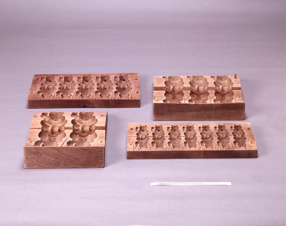 作品画像:菓子用木型 招き猫(特大)