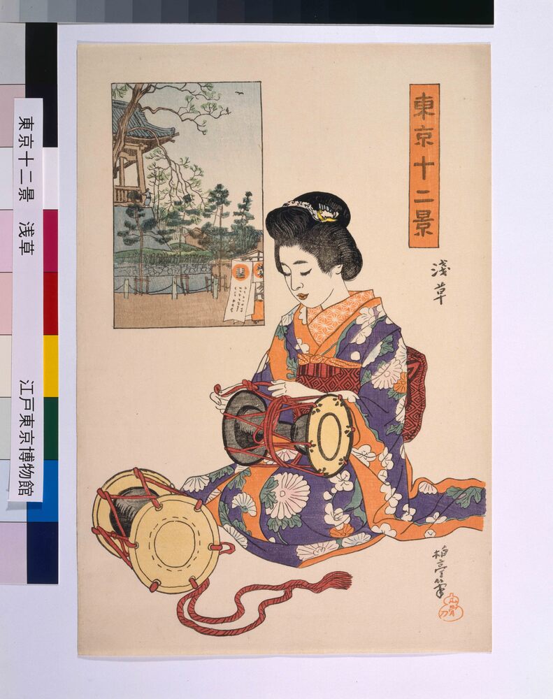 作品画像：東京十二景 浅草