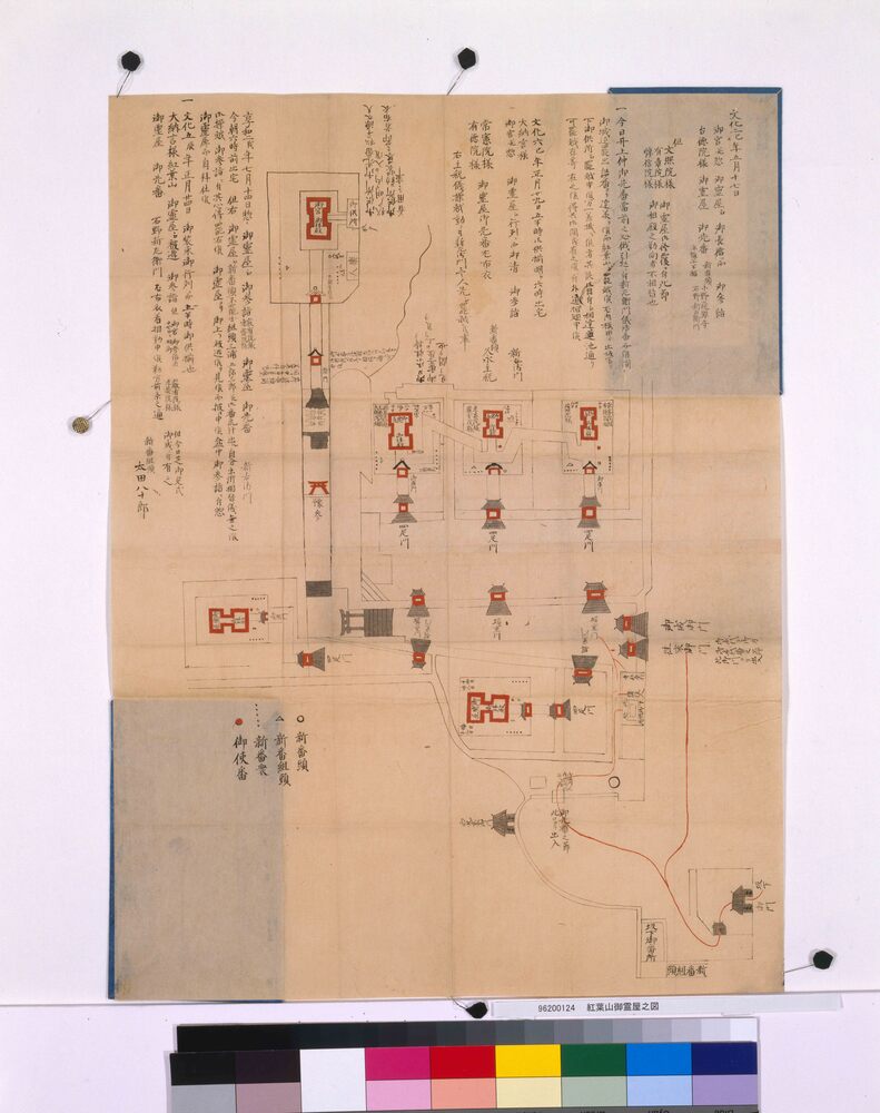 作品画像：紅葉山御霊屋之図