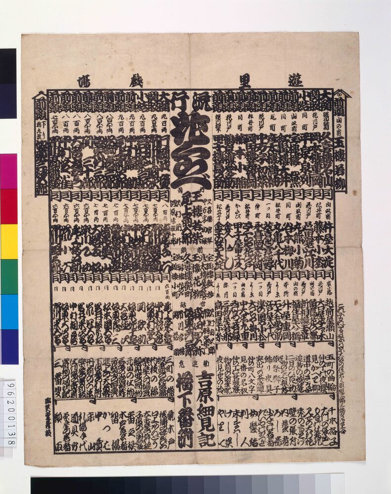 作品画像:遊里戯場流行花くらべ