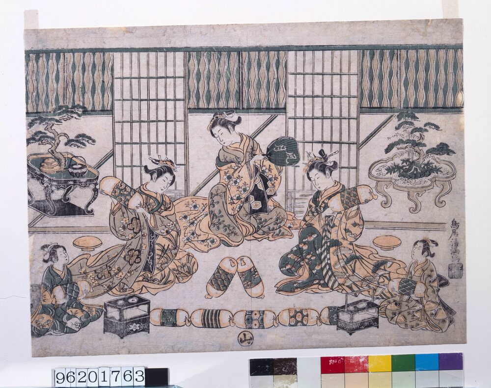 作品画像:枕相撲
