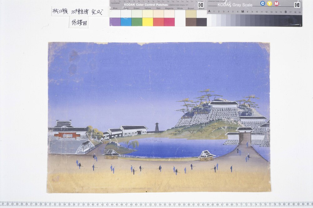 作品画像：泥絵 外桜田