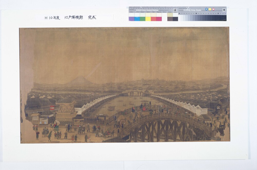 作品画像:日本橋鳥瞰図