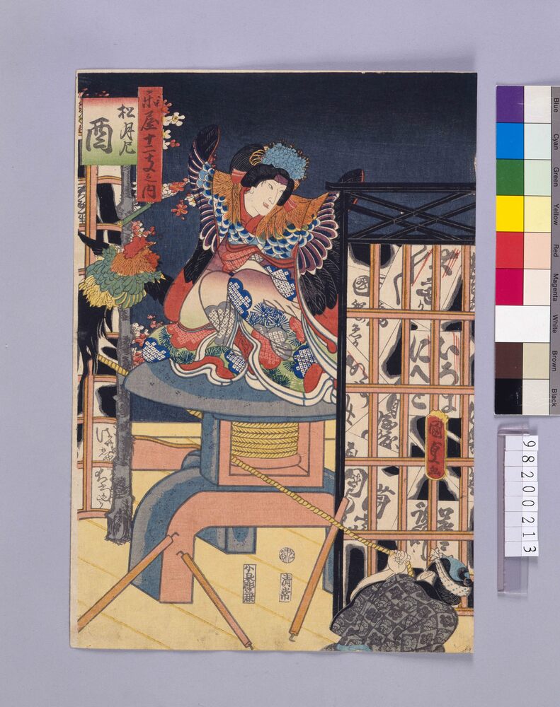 作品画像:楽屋十二支 酉 松月尼