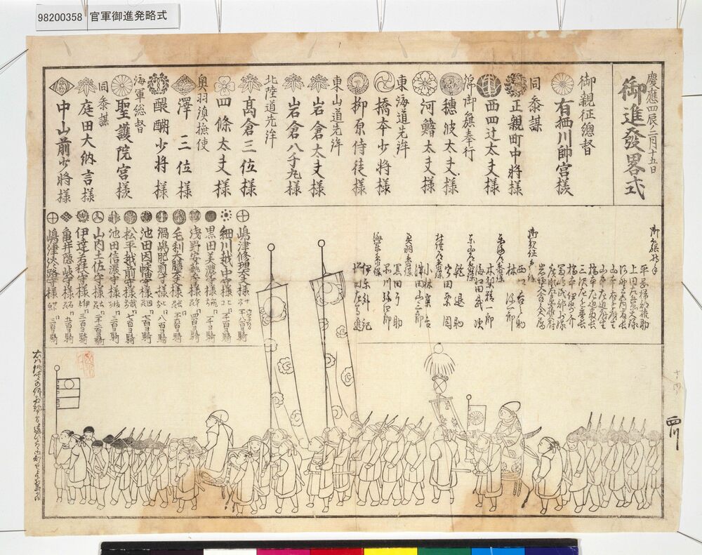 作品画像:官軍御進発略式