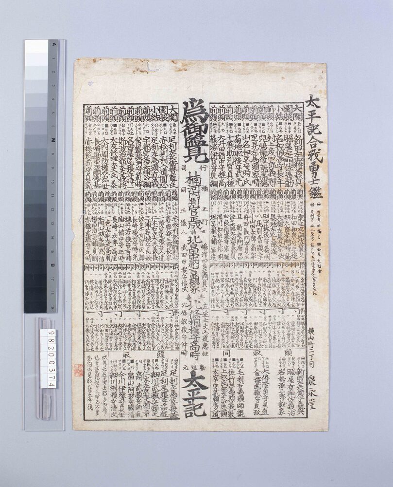 作品画像:太平記合戦勇士鑑