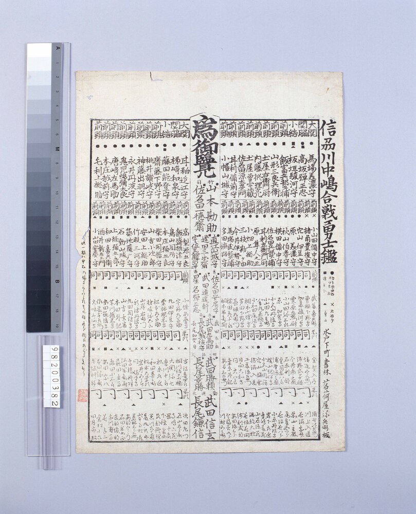 作品画像:信州川中島合戦勇士鑑