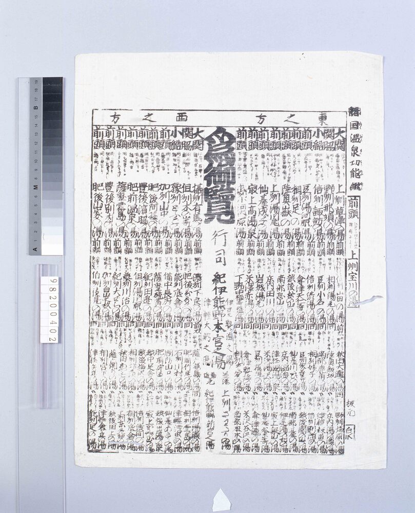 作品画像:諸国温泉効能鑑