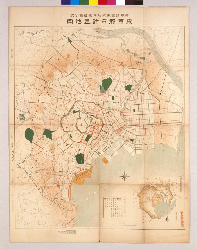 作品画像:東京都市計画地図