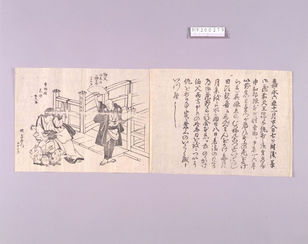 作品画像:瓦版「幸助娘しの仇討」