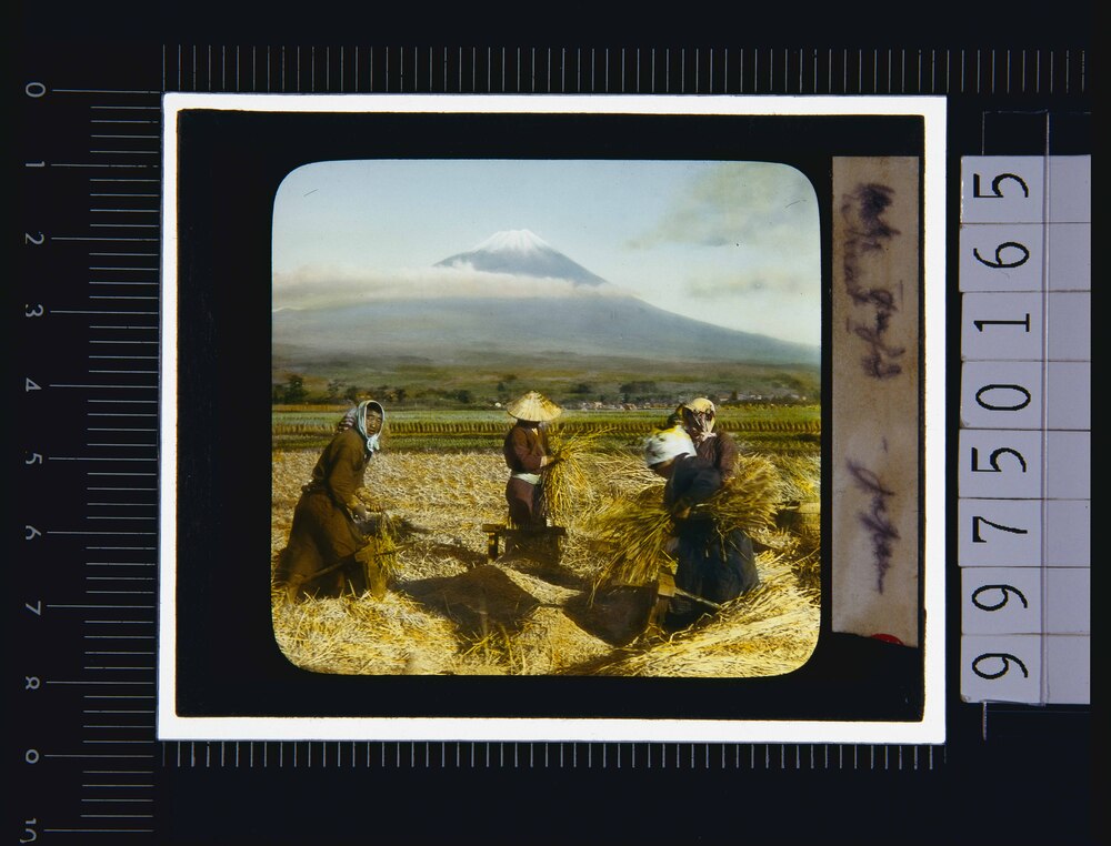 作品画像：富士山(幻燈原板)