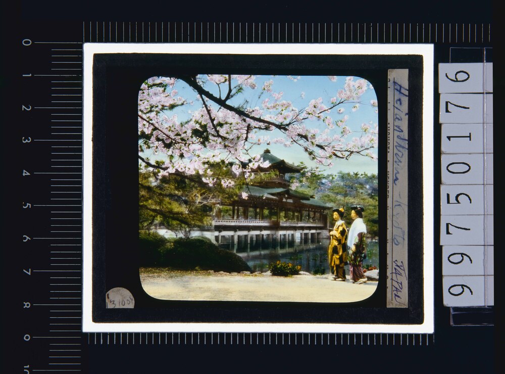 作品画像:京都 平安神宮神苑(幻燈原板)