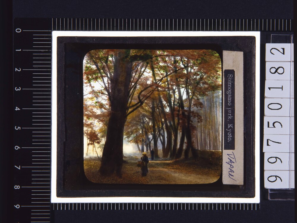 作品画像:京都 下賀茂(幻燈原板)