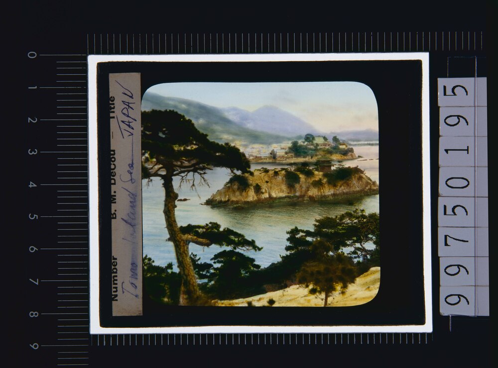 作品画像:広島 鞆浦(幻燈原板)