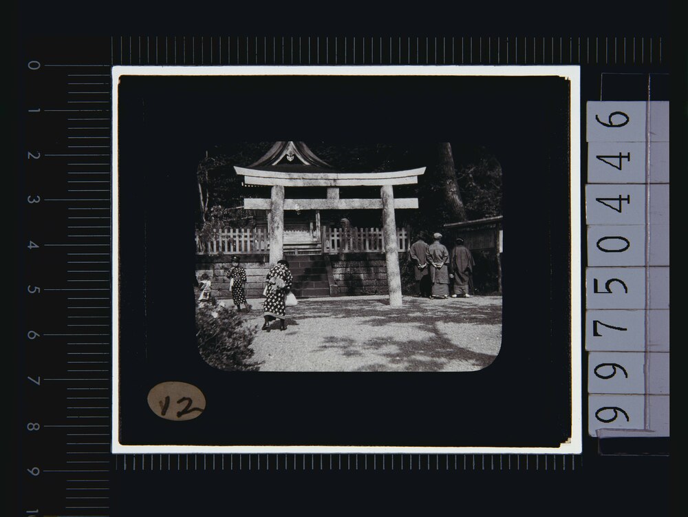 作品画像：鳥居(幻燈原板)