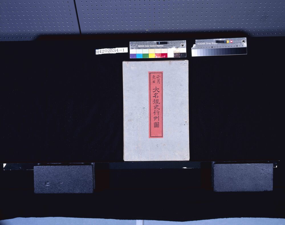 作品画像:画帖 正月元日大名規式行列図