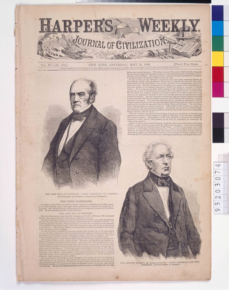 作品画像:HARPER’S WEEKLY Vol.Ⅳ No.177