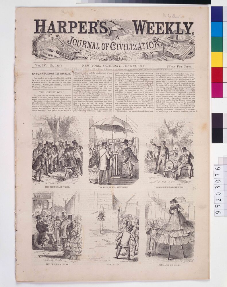 作品画像:HARPER’S WEEKLY Vol.Ⅳ No.182
