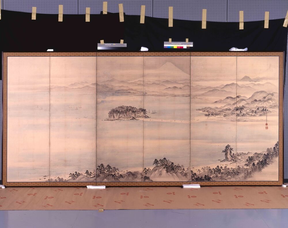 作品画像:鎌倉・江の島図屏風