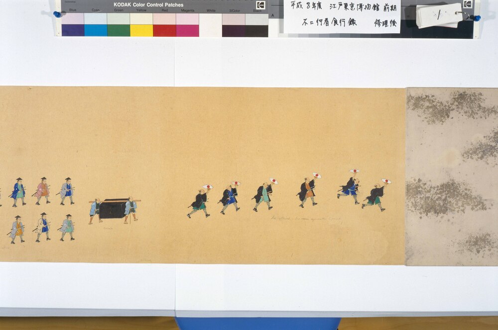 作品画像：幕末将軍上洛図巻