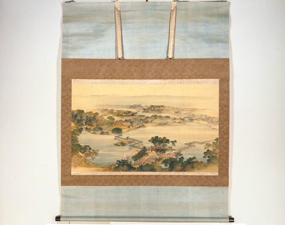 作品画像:東京延遼館御庭之図