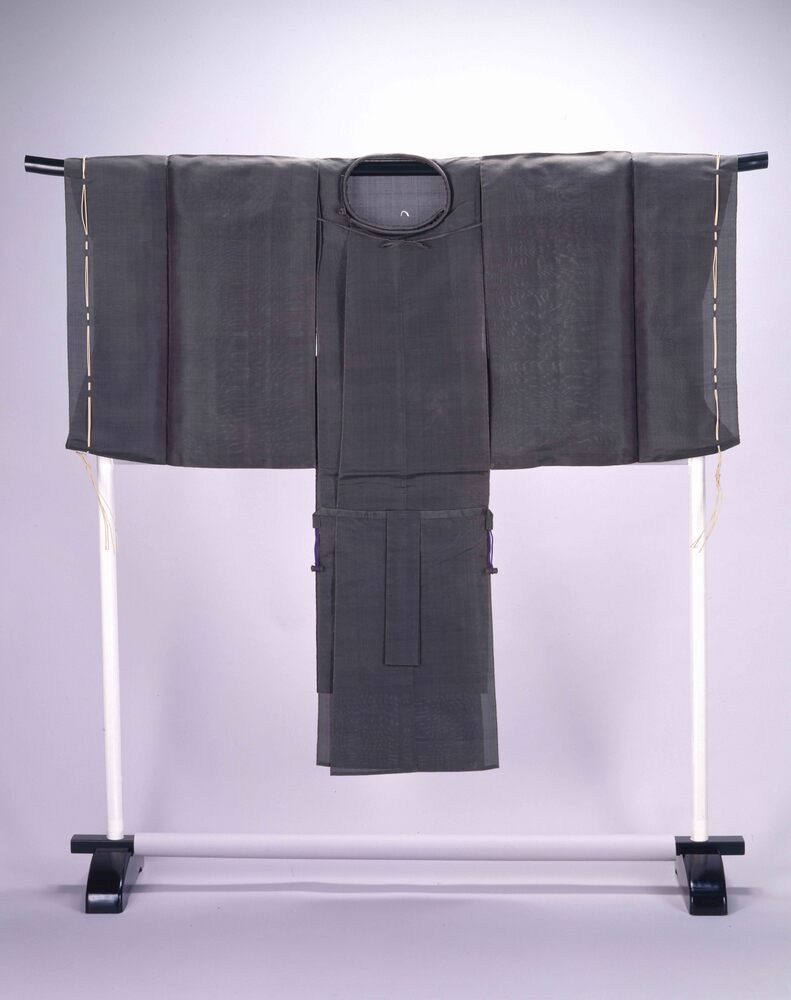 作品画像:松葉重精好布衣(和宮付広敷番之頭大熊鐸之助着用)
