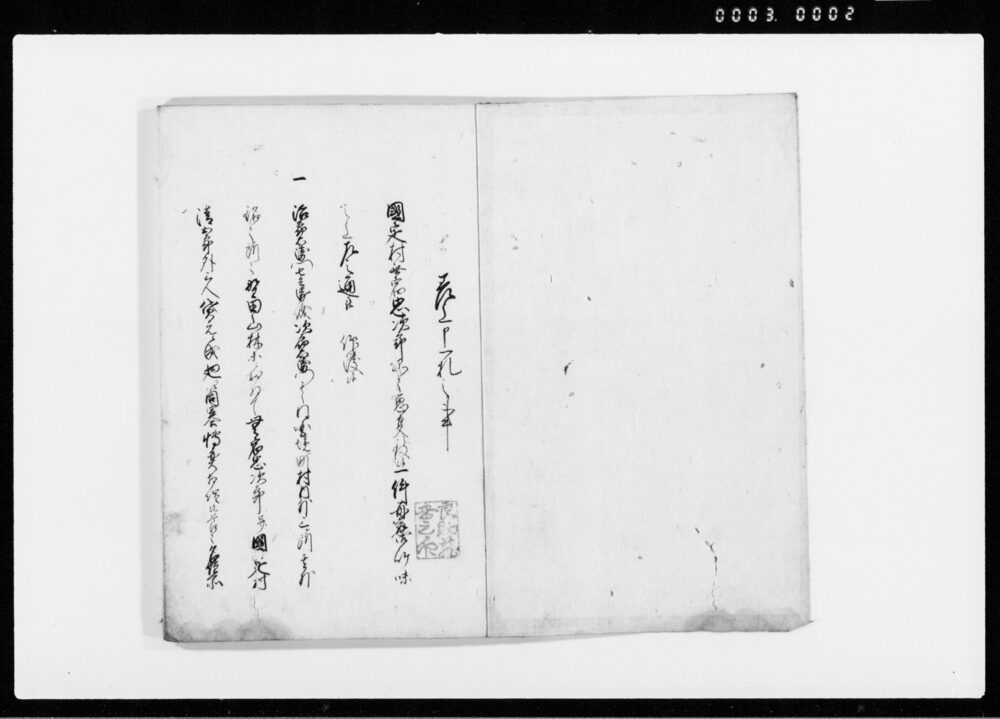 上州国定村一件御裁許証文写（国定村無宿忠次郎博奕につき再応吟味）