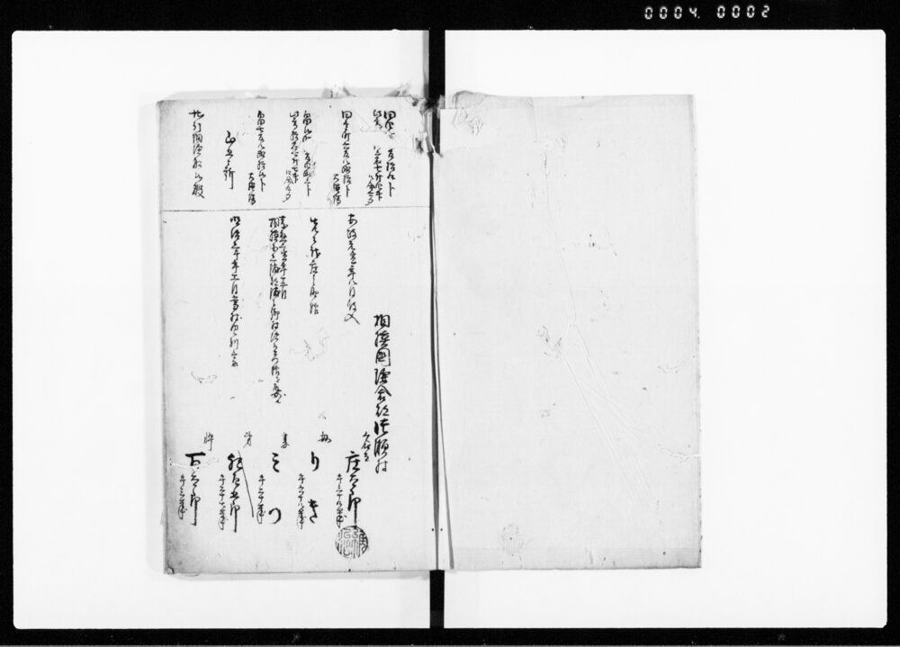 作品画像：相模国鎌倉郡片瀬村平戸籍　上