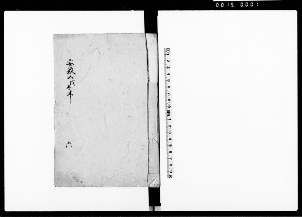 作品画像：安政五戊午年　六（武家話等諸事書留帳）
