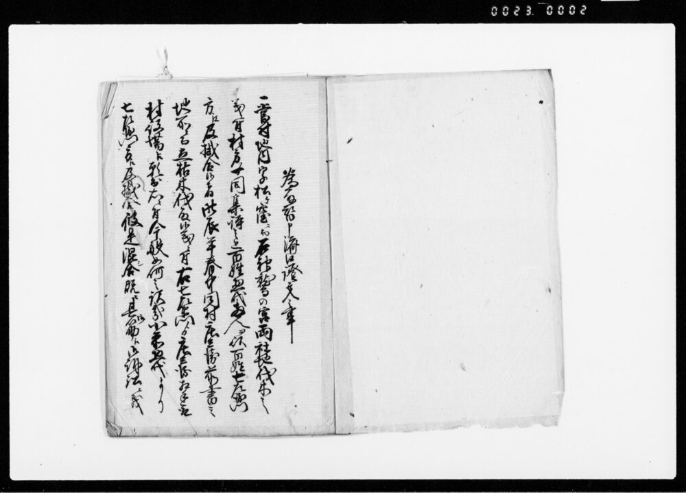 作品画像：為取替申済口証文之事（石神・鷲の宮両社地一件につき内済証文）