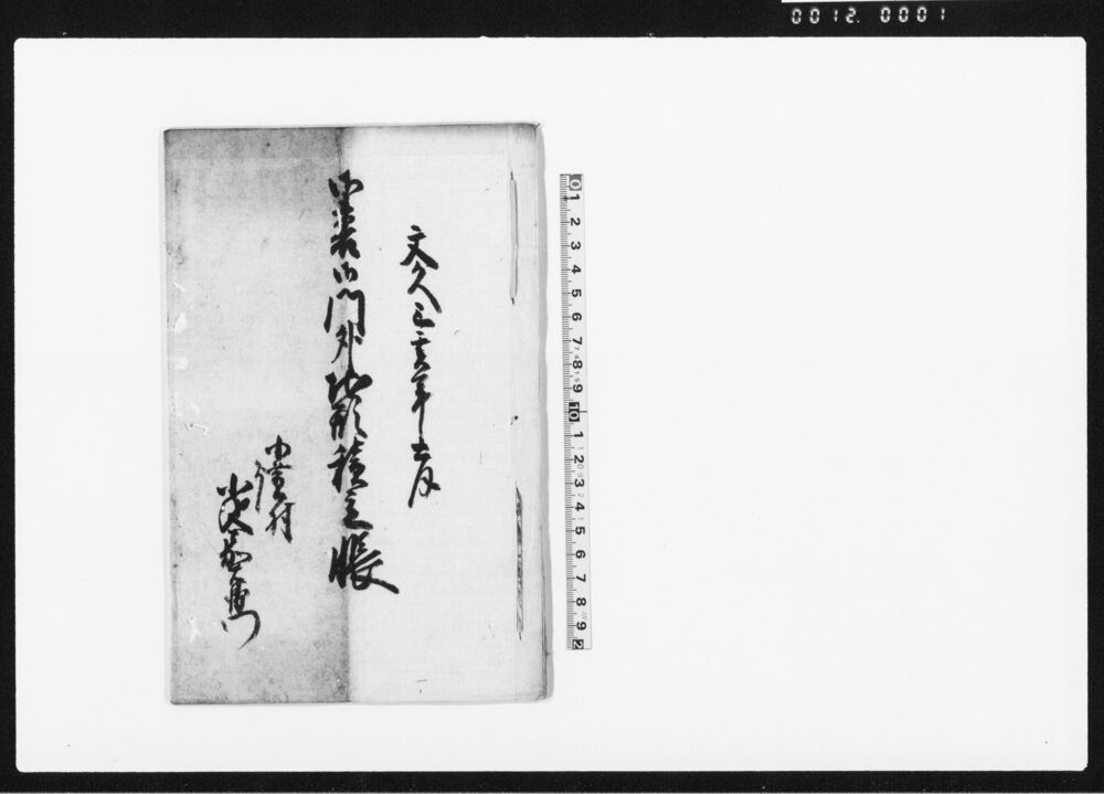 作品画像：御裏御門外地形積立帳