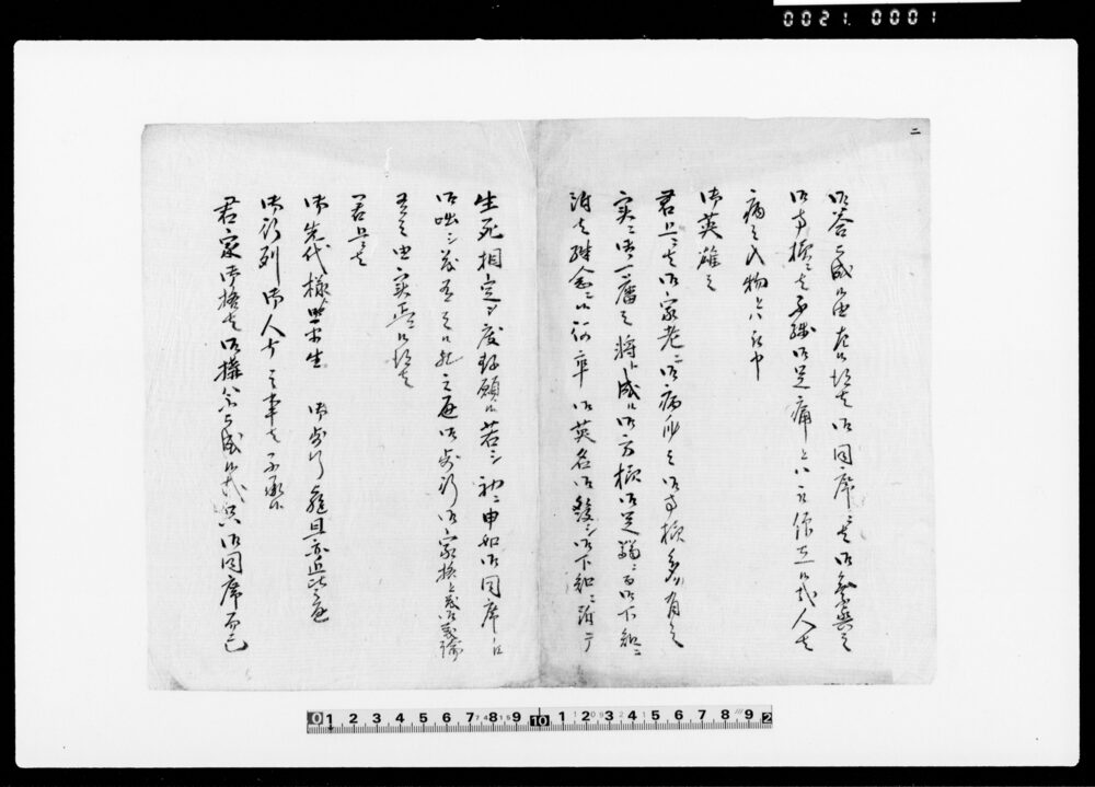 作品画像：（書簡写断片（国事につき　前欠））