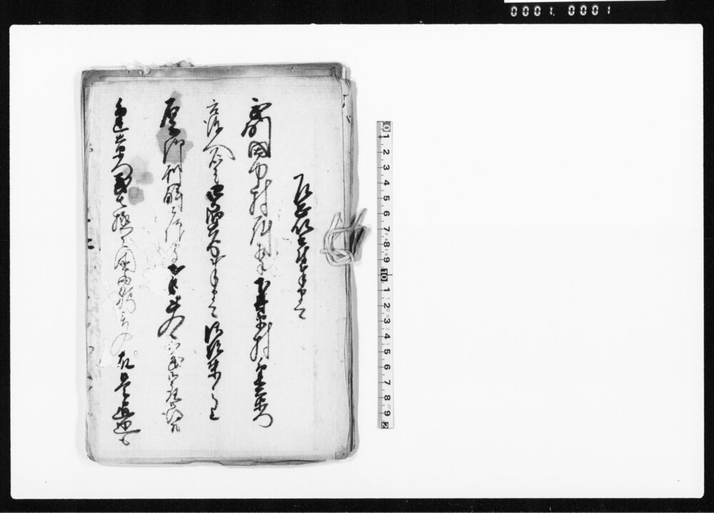 作品画像：書付綴（武州下井草村願書写）