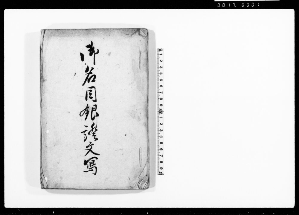 作品画像:御名目銀証文写(松平信濃守領分豊後国大分郡羽屋村ほか九條様御殿修復銀借用につき)