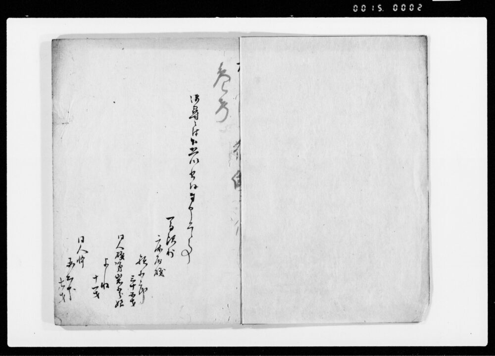 作品画像：（下野国馬頭村鉄五郎弟分尾州浪人岩五郎、鷲宿村百姓堅蔵に殺害されるにつき一件書）