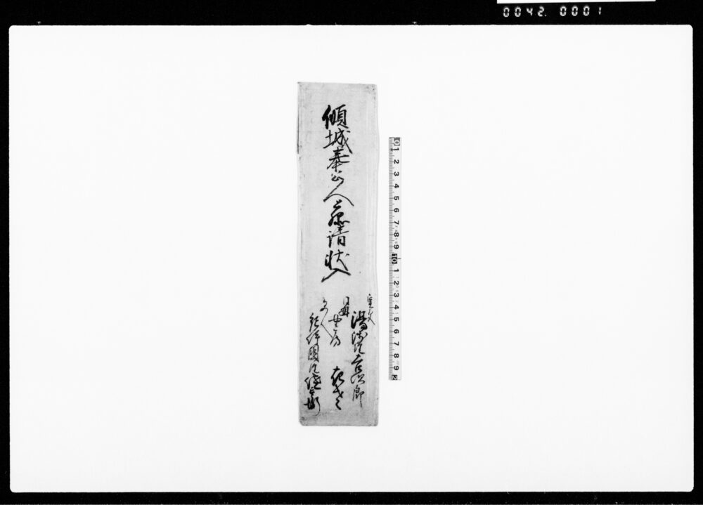 作品画像：相定書物之事（傾城奉公人請状）