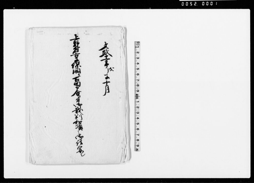 作品画像：上野村享保開より石田中分ニ付御裁判和順之御請写シ 他