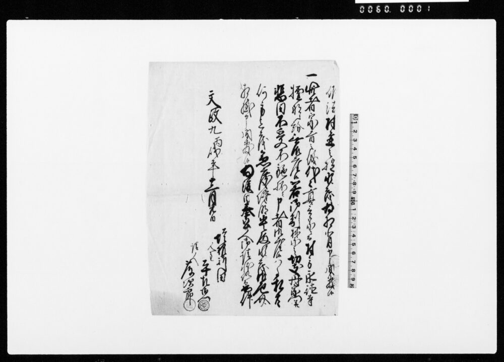 作品画像：（奉公人請状断簡）（前欠）