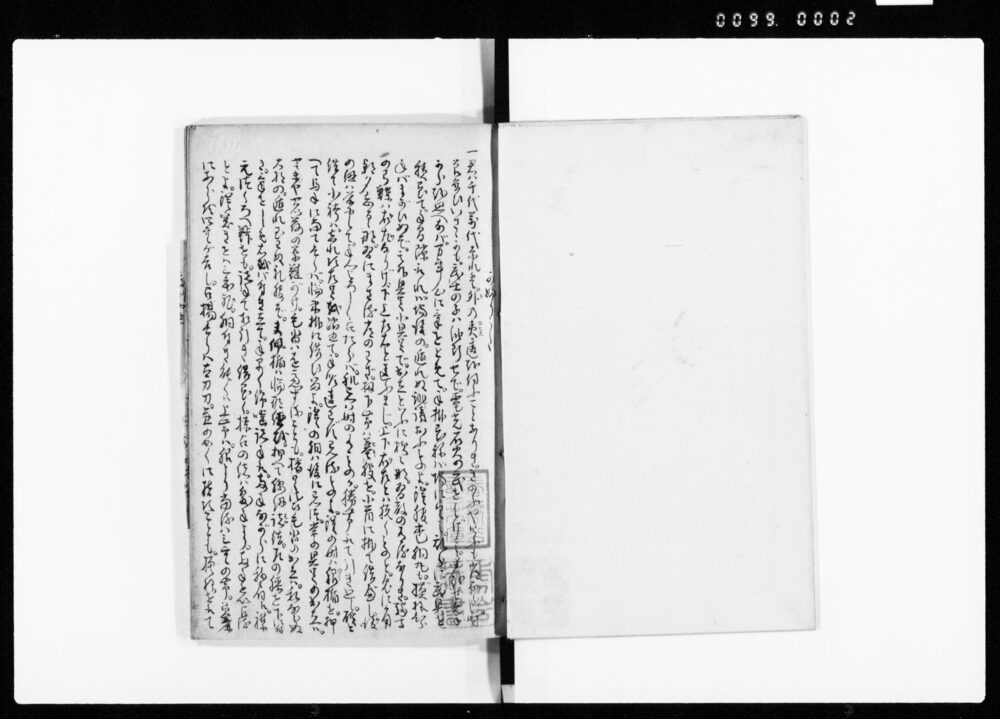 作品画像:かふりかた(日米修好通商条約関連文書書抜等)