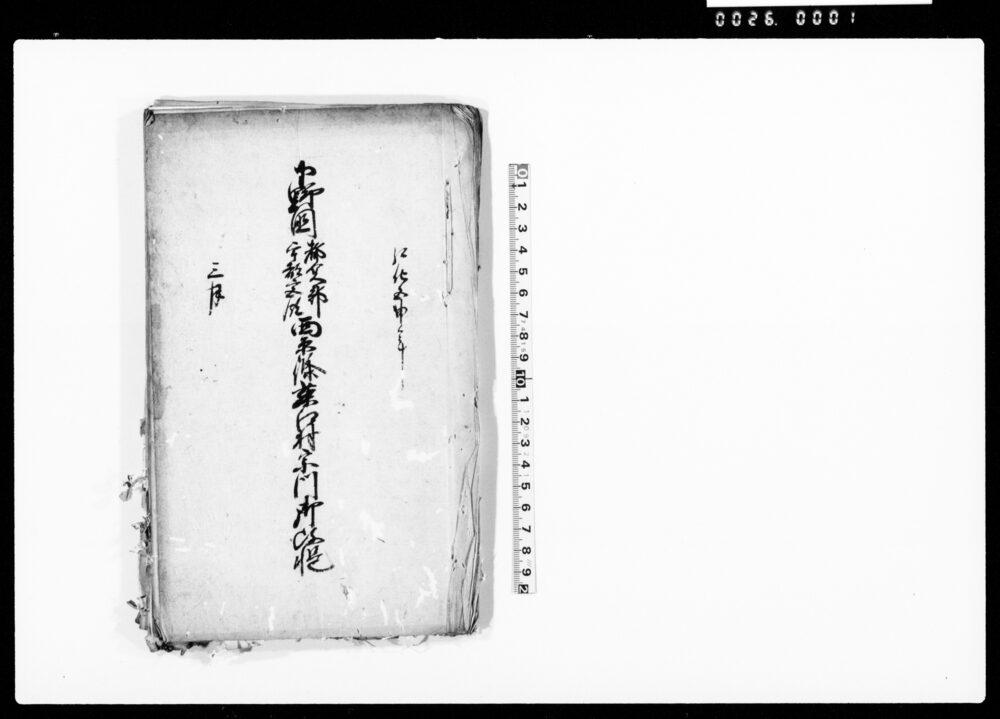 作品画像：下野国都賀郡宇都宮領西原條藤江村宗門御改帳
