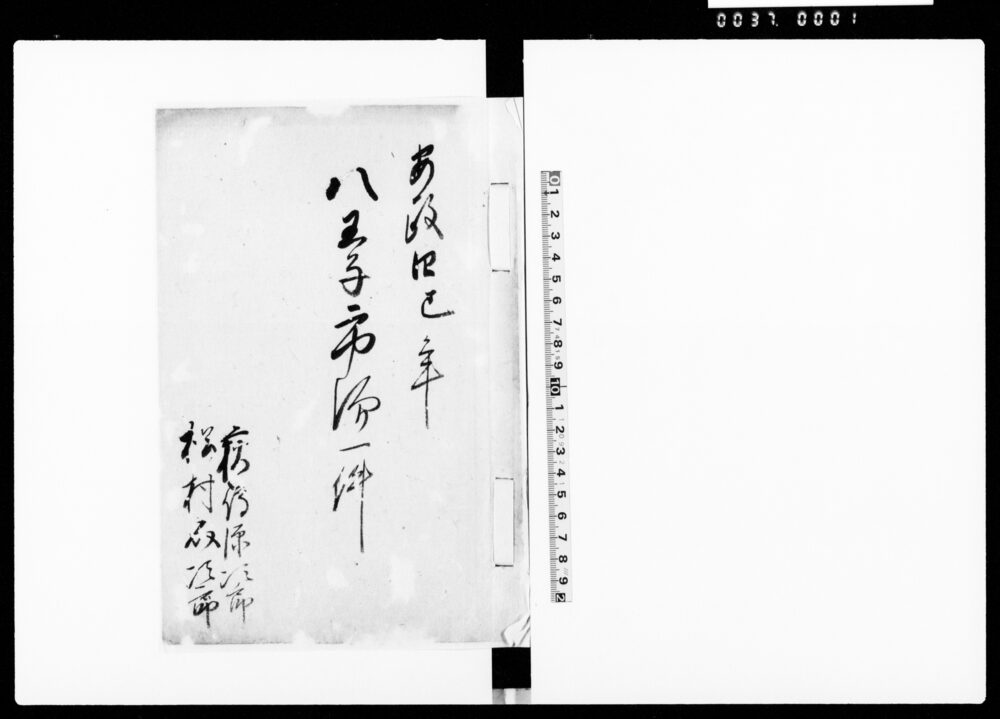 作品画像：八王子市場一件（市場所替につき）