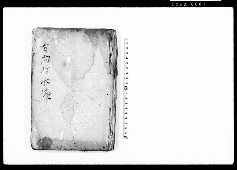 作品画像：有間村水論（田方用水堰をめぐり有間村・湯上村争論につき書留）