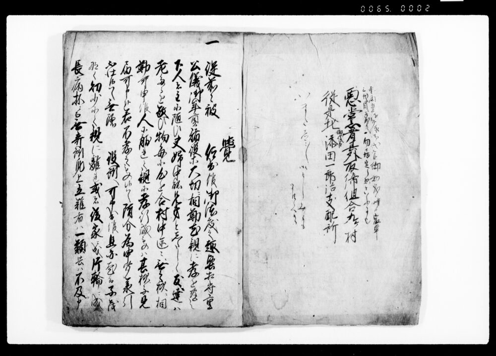 作品画像：当子之五人組指出帳