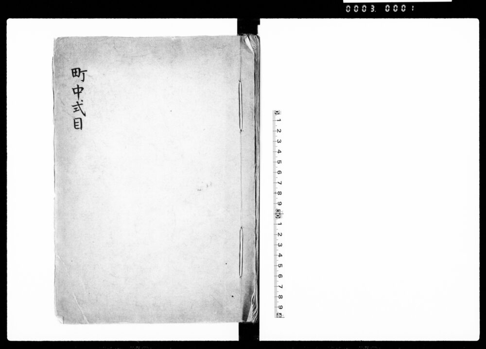 作品画像：町中式目