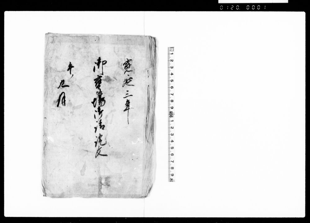 作品画像：御鷹場御請証文