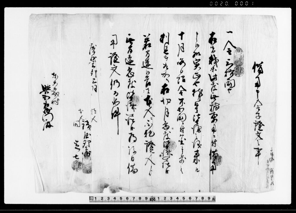 作品画像：借用申金子証文之事（無拠要用・金30両）